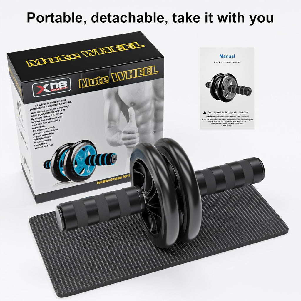 Rueda Abdominal Pro-Define tu core desde casa