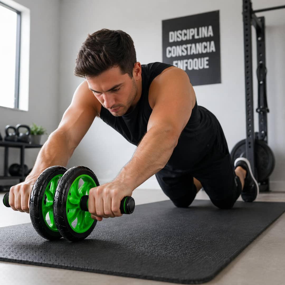 Rueda Abdominal Pro-Define tu core desde casa