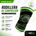 Rodillera Estabilizadora de Compresión 360° para Entrenamiento Pesado